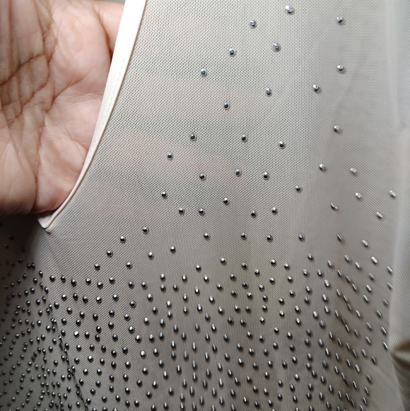 Sheer Rhinestone Bodysuit 2XL - Picture 3 of 8